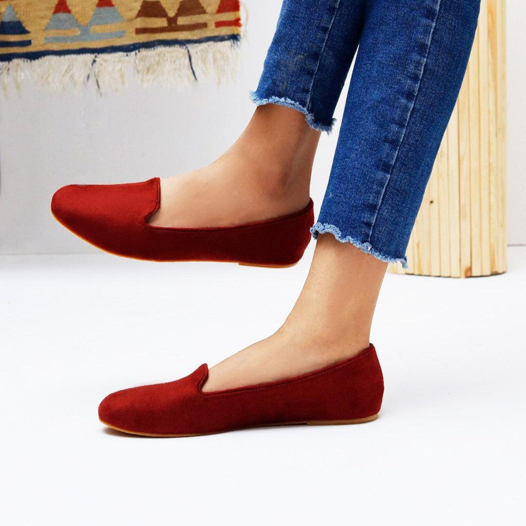 Ruby Red Loafers