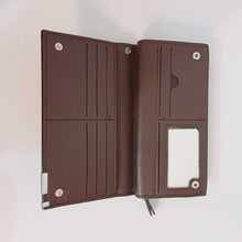 Load image into Gallery viewer, Soft Leather Wallet - Chocolate Brown - W12