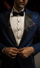 Load image into Gallery viewer, Navy Blue Suits For Men