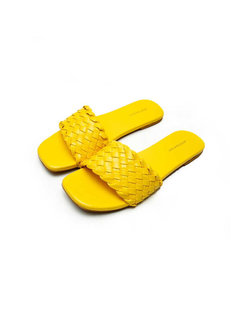 Weave Slides Yellow