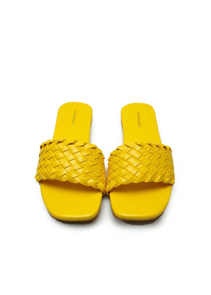 Weave Slides Yellow